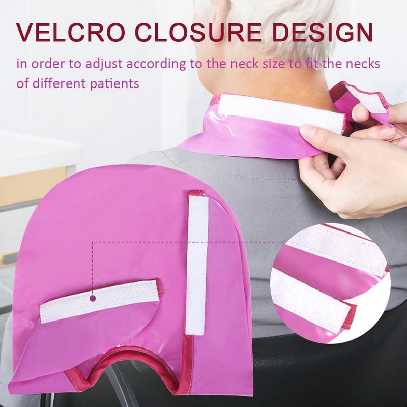 EHUSPU Tracheostomy Shower Cover Neck Stoma Protector for Tracheostomy,Waterproof Shower Shield Neck Stoma Guard (Rose Red-1pc) - Image 4